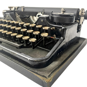 Black Underwood 3 Bank Typewriter